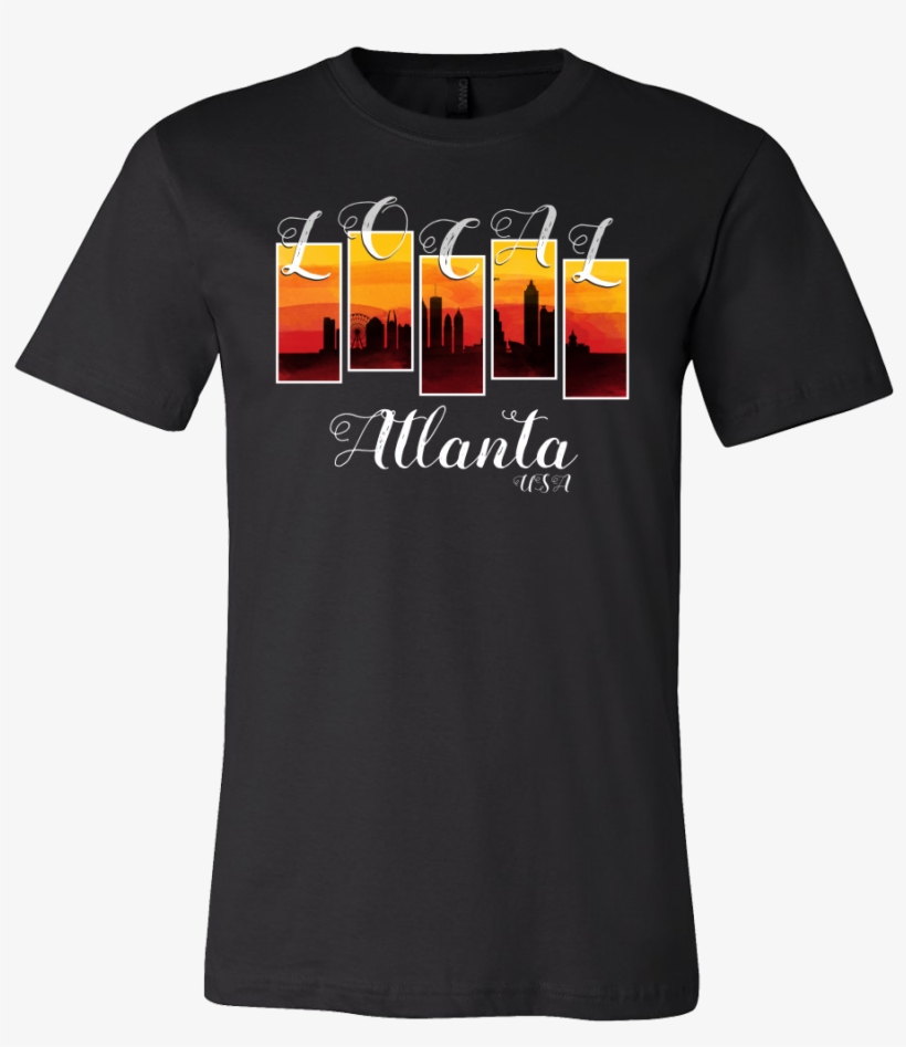 Atlanta Usa Map Origin Local Urban Home Skyline Shirt - Bbq Pit Boys T Shirt, transparent png download