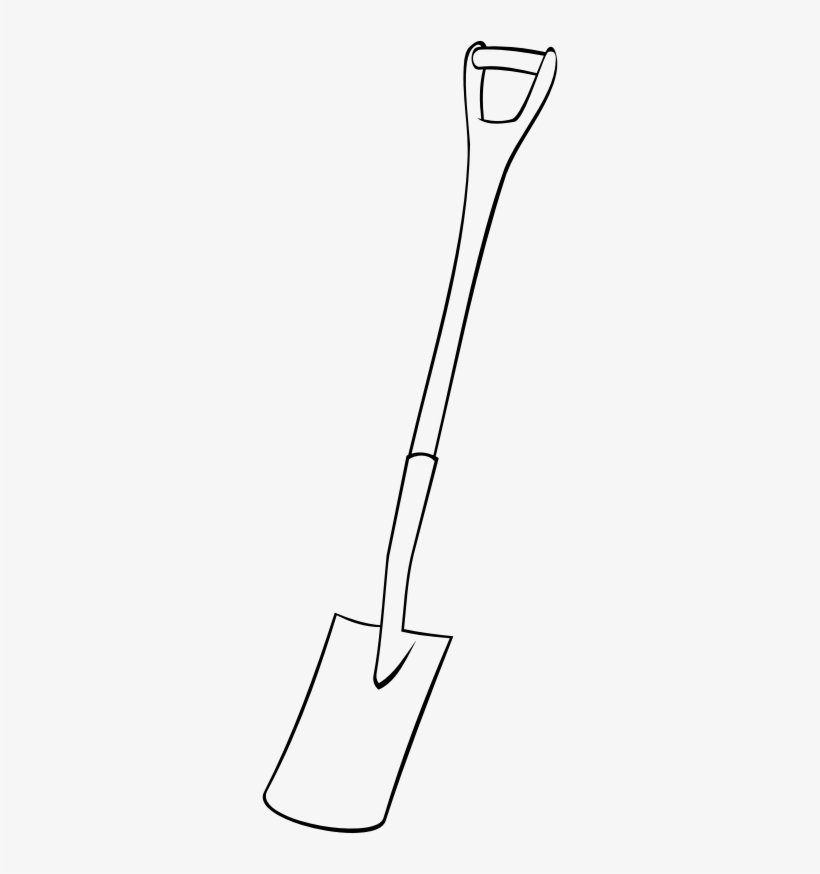 Medium Image - Spade Outline, transparent png download