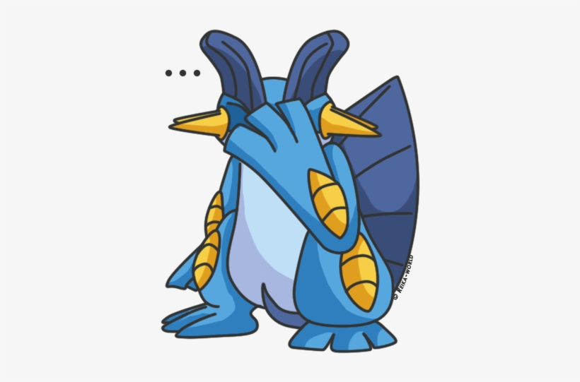 Swampert - Pokemon Facepalm Png, transparent png download