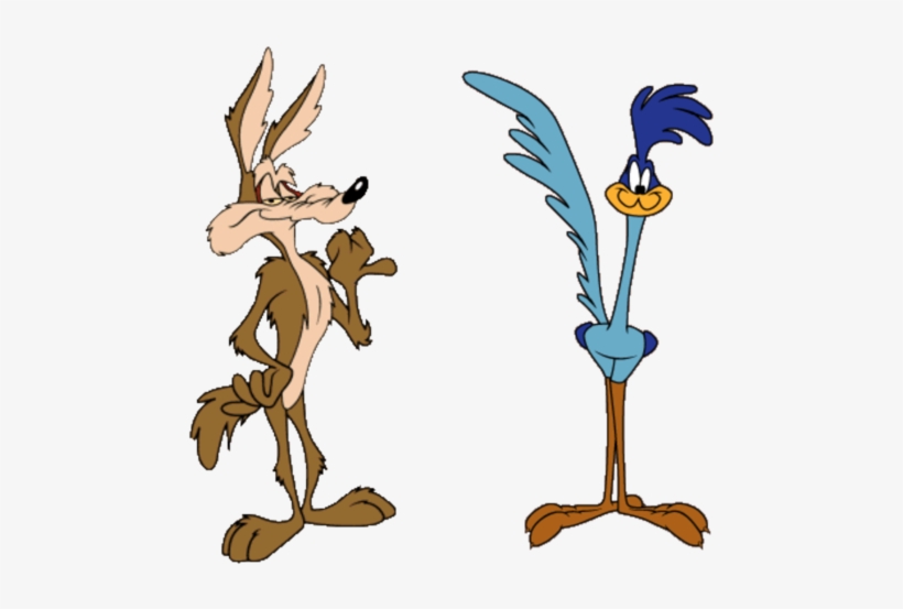 Coyote And The Road Runner - Wile E Coyote And Roadrunner, transparent png download