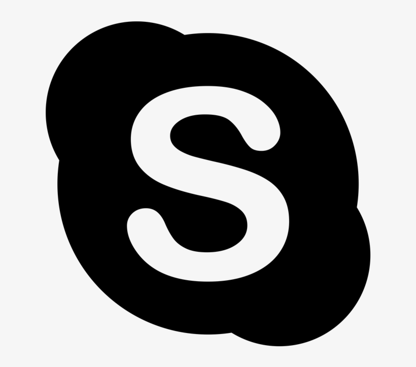 Source - Http - //www - Bitnote - Co/trulia Icon Png - Skype Icon Png Black, transparent png download