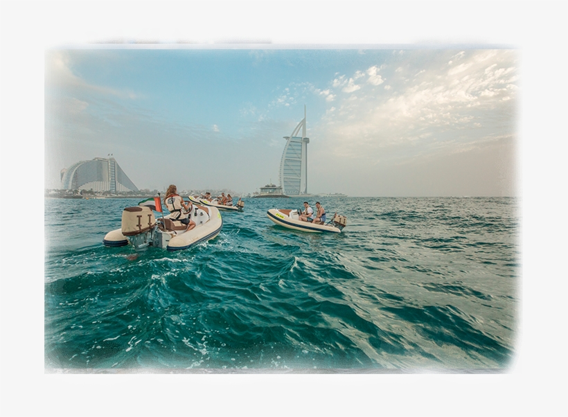 Sunset Boat Tour Dubai Burj - Dubai, transparent png download