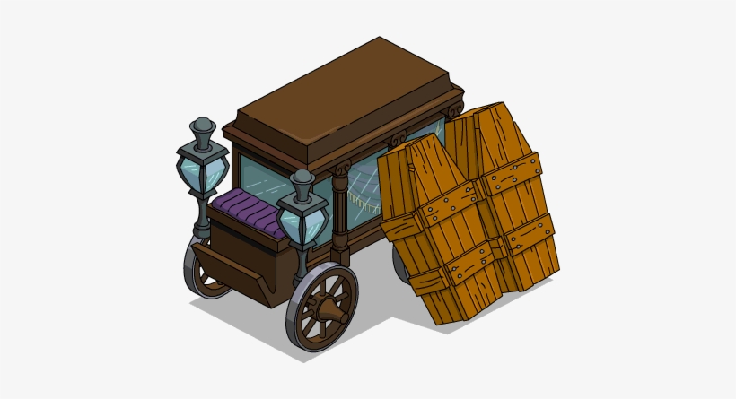 Mortician Carriage Menu - Illustration, transparent png download