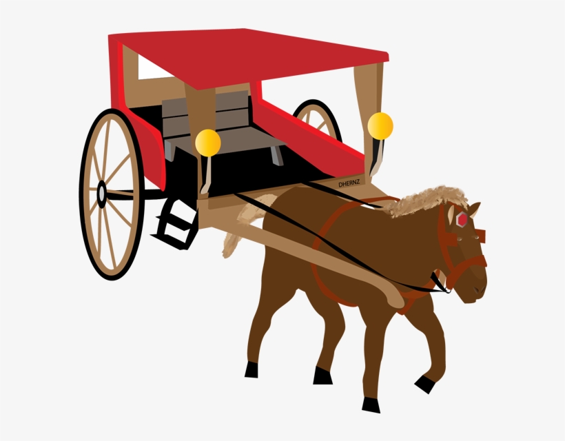 Jpg Transparent Stock Drawn Carriage Calesa Free - Clip Art Kalesa, transparent png download