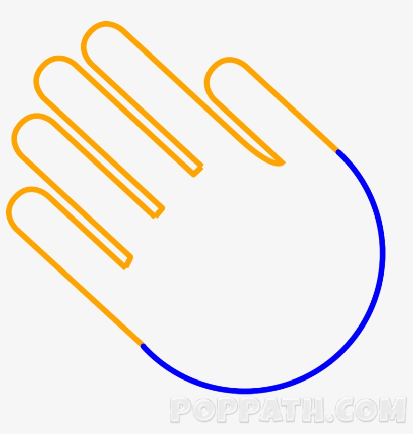 Now Draw Digits Of Hands Such That Endings Join The - Clap Emoji Png, transparent png download