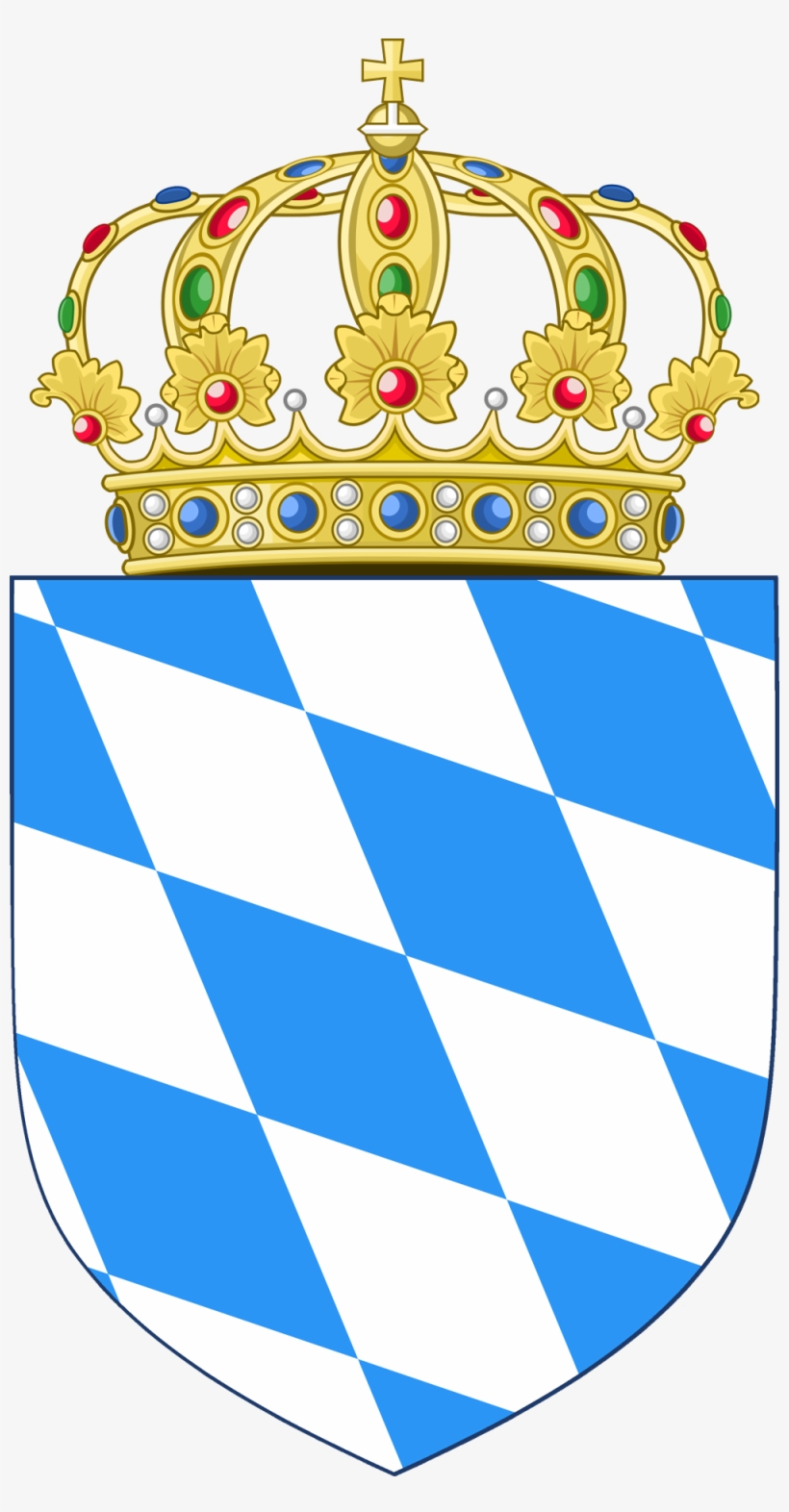 Lesser Coat Of Arms Of Bavaria - Bavaria Lesser Coat Of Arms, transparent png download