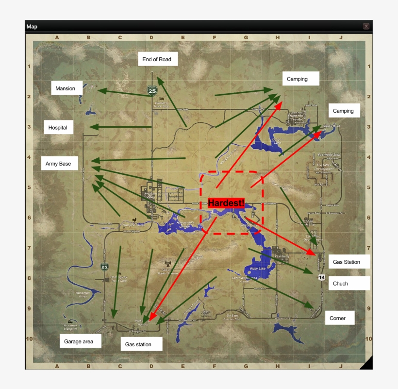 Parachute - H1z1 King Of The Kill マップ, transparent png download