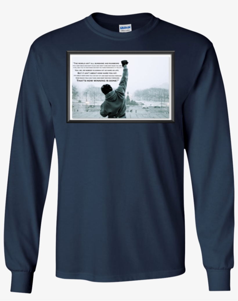Rocky Balboa The World Ain't All Sunshine And Rainbows - Stallone/young :: Rocky Balboa :: Dvd, transparent png download