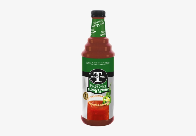 Mr & Mrs T's Bold & Spicy Bloody Mary Mix - Mr & Mrs Fiery Pepper Bloody Mary Mix, transparent png download