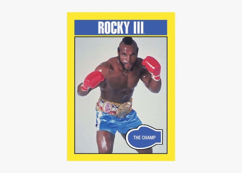 Rocky Completeset Sets Sec4 - Mister T Rocky 3, transparent png download