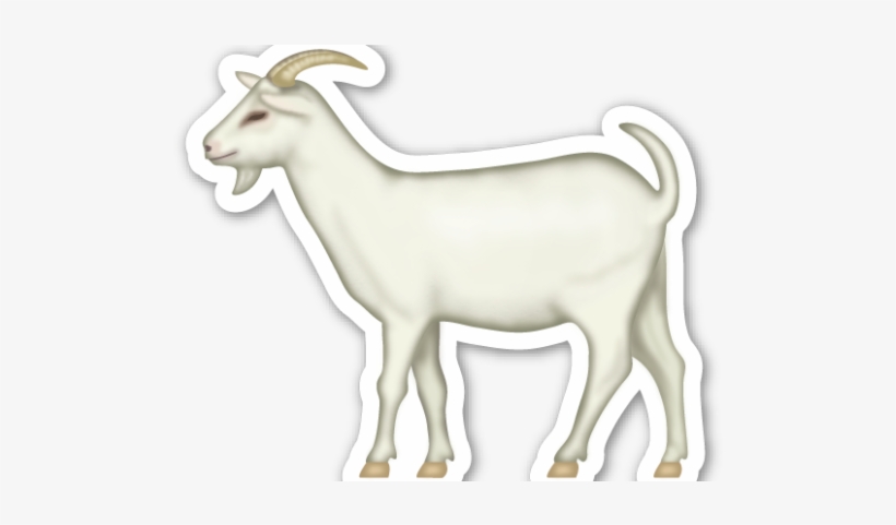 The Goat Emoji Literally Alludes To The Farmyard Animal - Cabra Emoji, transparent png download