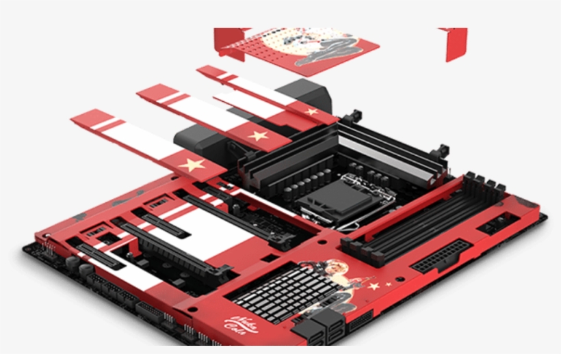 Motherboard Cover - Nzxt H700 Nuka Cola, transparent png download