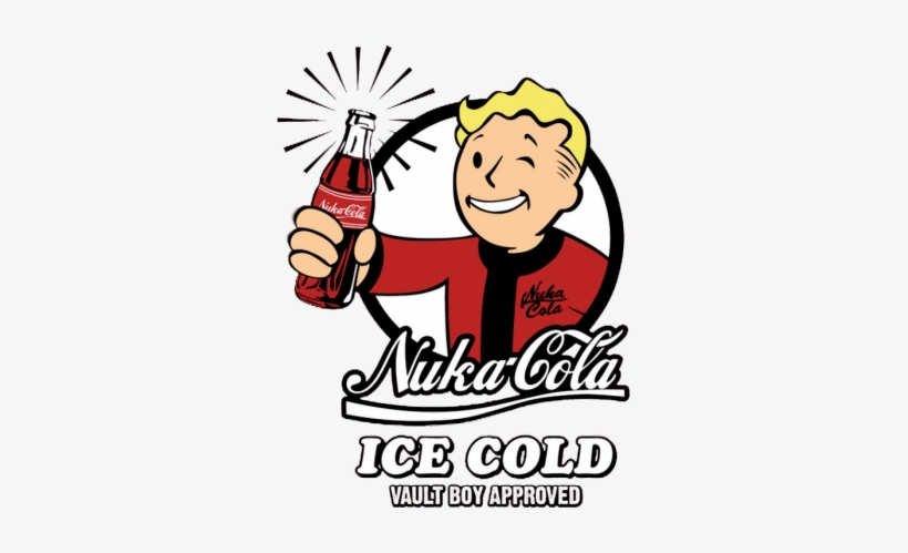 Ice Cold Nuka Cola - Vault Boy Nuka Cola, transparent png download