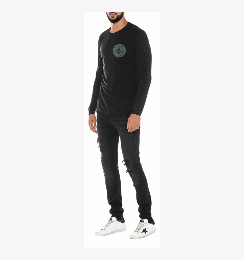 True Religion H Longsleeve Buddha 1 Black - Tenue De Tai Chi, transparent png download
