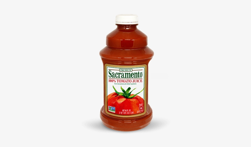 Sacramento Tomato Juice Bottle - Sacramento Tomato Juice - 46 Fl Oz Can, transparent png download