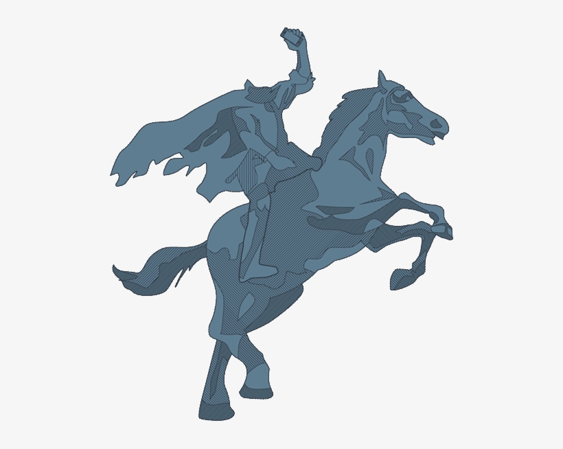 Responsive Image - Headless Horseman Pumpkin Stencil, transparent png download