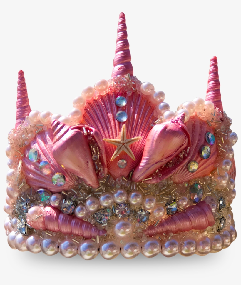Pink Majestic Mermaid Crown - Mermaid Crown Png, transparent png download
