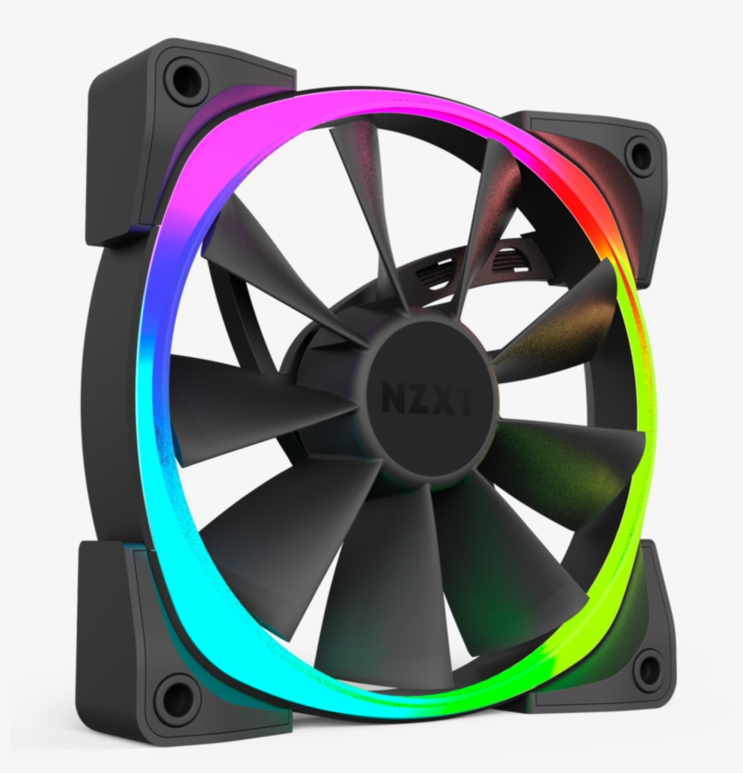 Rgb Fans - Nzxt Aer Rgb 120mm, transparent png download