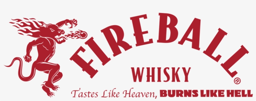 Fireball Whisky - Fireball Cinnamon Whiskey Logo, transparent png download