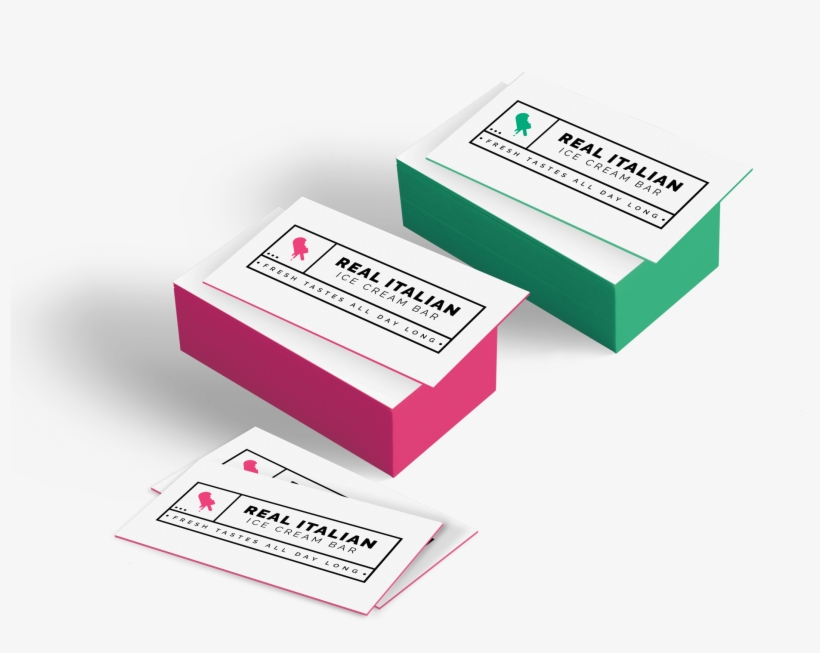 Thick Edge Business Card Slim - Meal Cards, transparent png download