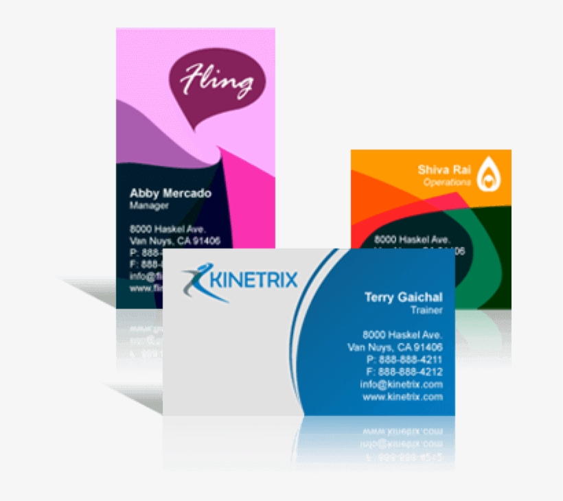 Business Cards Printing Templates - Professional Visiting Cards Png, transparent png download
