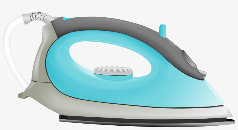 Blue Iron Png Clipart - Iron Png, transparent png download