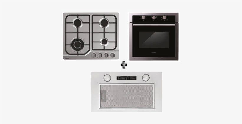 600 5f Oven Gas Cooktop 520 U/mount Hood - Tisira Tgwf61 600mm Stainless Steel Gas Cooktop, transparent png download