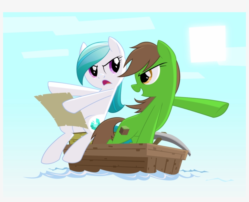 Adventure, Argument, Artist - Mlp Minecraft Fanart, transparent png download