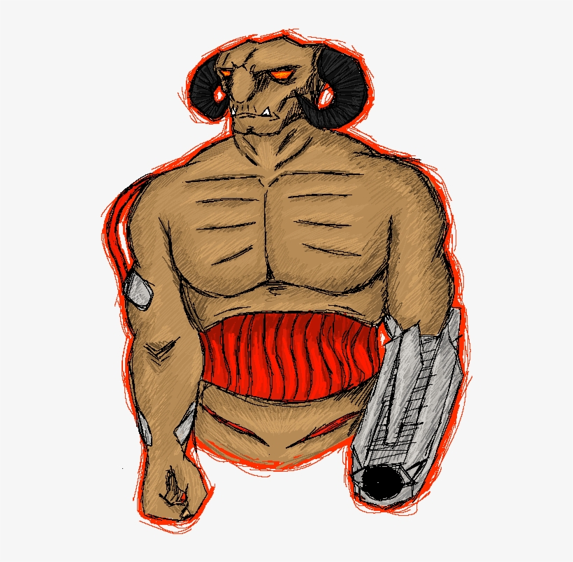 Huge Guts By Oxldizer - Illustration, transparent png download