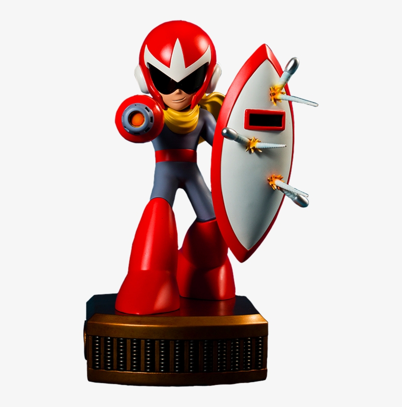 Proto Man 13” Statue Prototype Zero Megaman Unlimited PNG Image