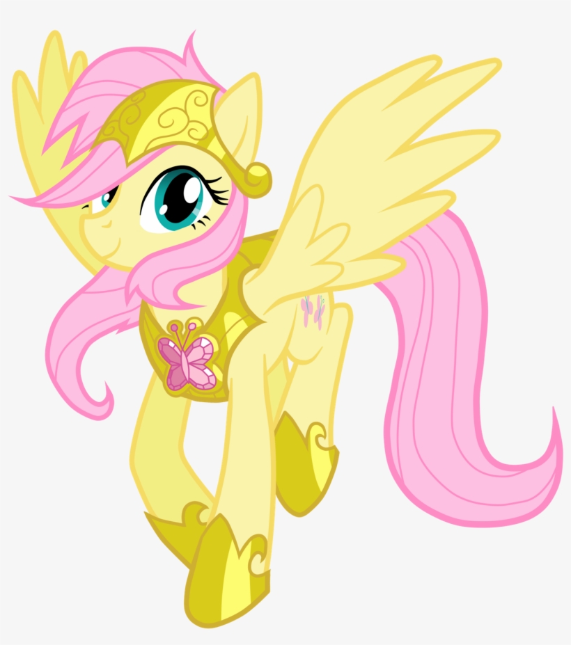 Fluttershy In Armor Is Here To Guide You To All Sorts - My Little Pony Fluttershy Armor, transparent png download