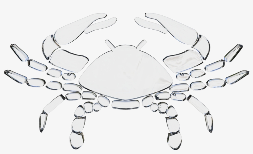 Glass Signs Of The Zodiac Cancer Horoscope - Cancer, transparent png download