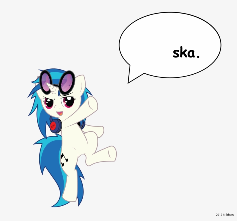Ethaes, Comic Sans, Dj Pon-3, Safe, Ska, Solo, Vinyl - Cartoon, transparent png download