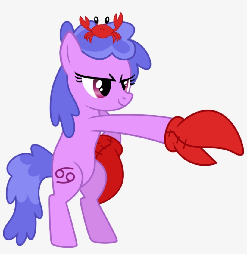 Chipmagnum, Cancer , Crab, Ponyscopes, Safe, Zodiac - Cartoon, transparent png download