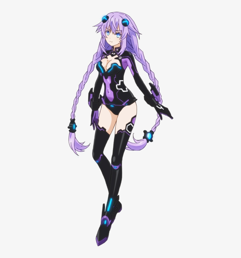 Hdn The Animation Purple Heart - Hyperdimension Neptunia Anime Purple Heart, transparent png download