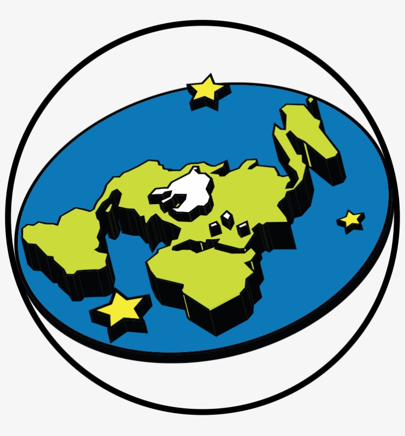 The Flat Earth Society Logo - Kyrie Irving Flat Earth, transparent png download