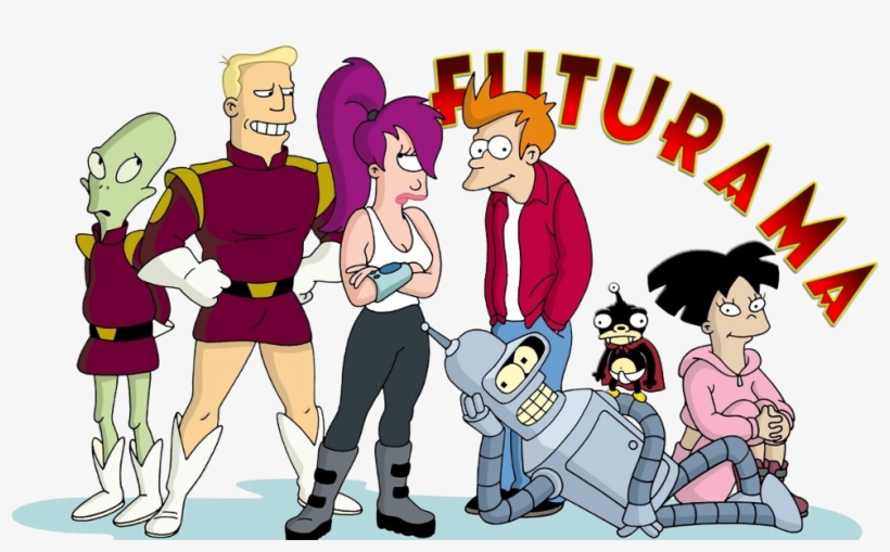 Futurama Bender Fry Leela Png Image - Futurama Png, transparent png download