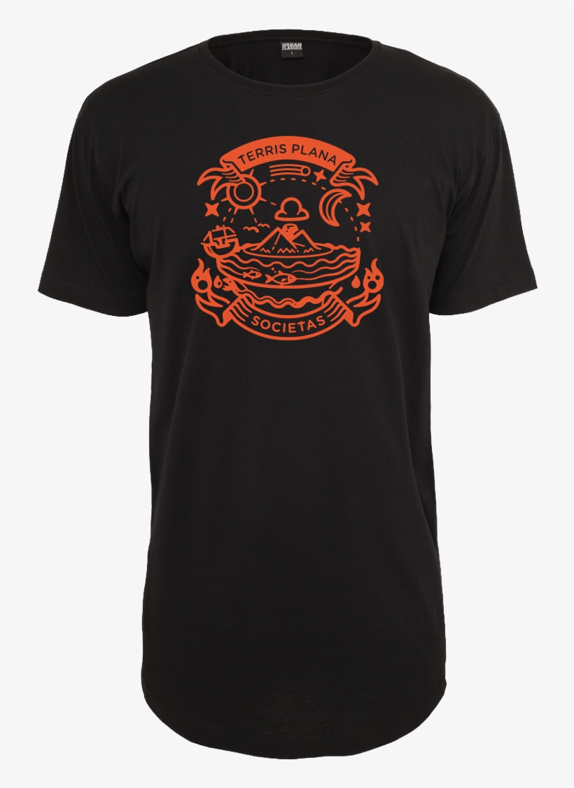 Jensmayor Flat Earth Society T-shirt Urban Classics, transparent png download