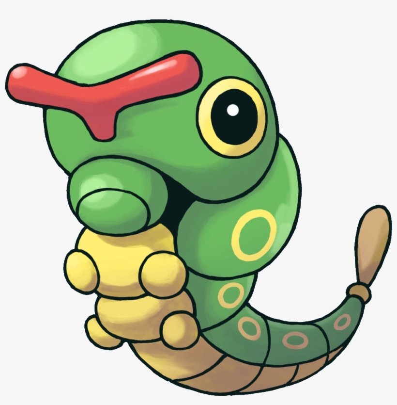 010caterpie Pokemon Mystery Dungeon Red And Blue Rescue - Caterpie Pokemon, transparent png download