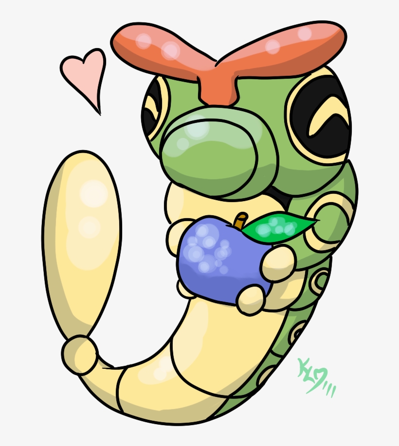 Caterpie Banner - Pokemon Caterpie, transparent png download