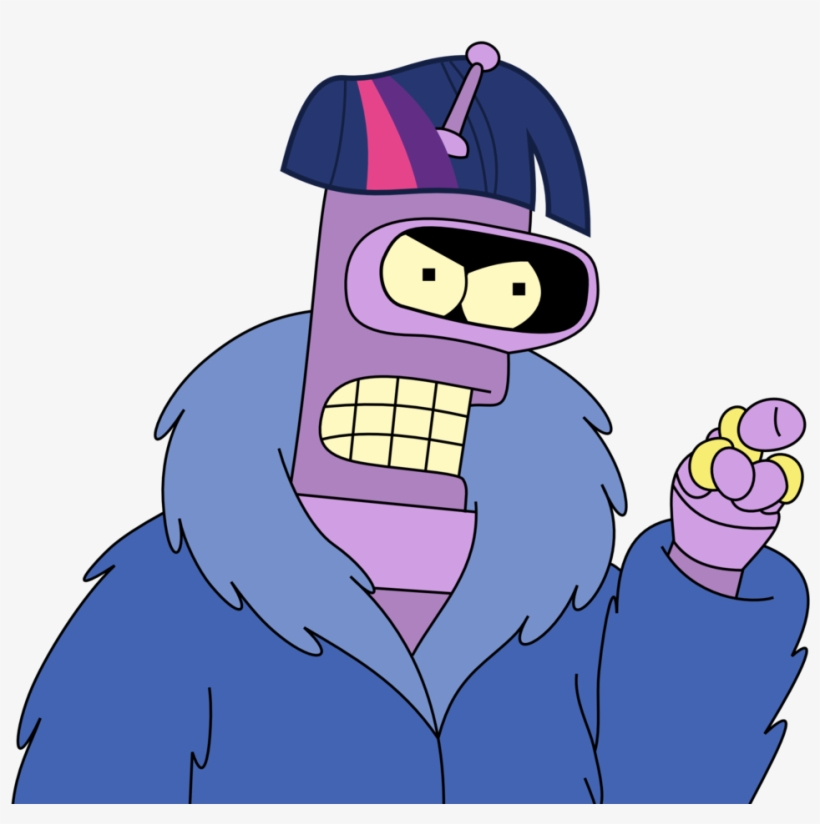 #431104 - Artist - Synch-anon, Artist - Twiforce, Bender - Futurama Transparent, transparent png download