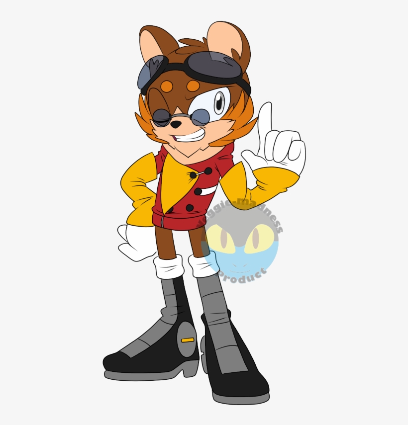 Evo 'ivo Robotnik' The Pika - Eggman As A Mobian, transparent png download