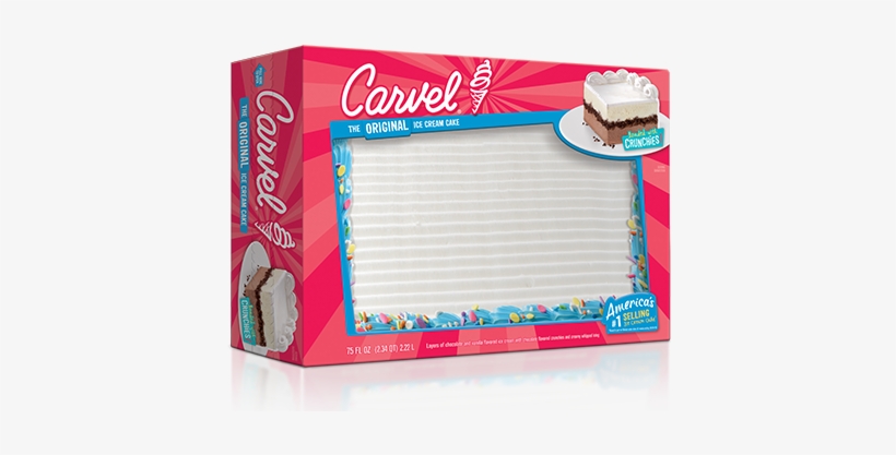 Carvel Ice Cream Cake With Confetti Family Size - Carvel Ice Cream Cake, transparent png download