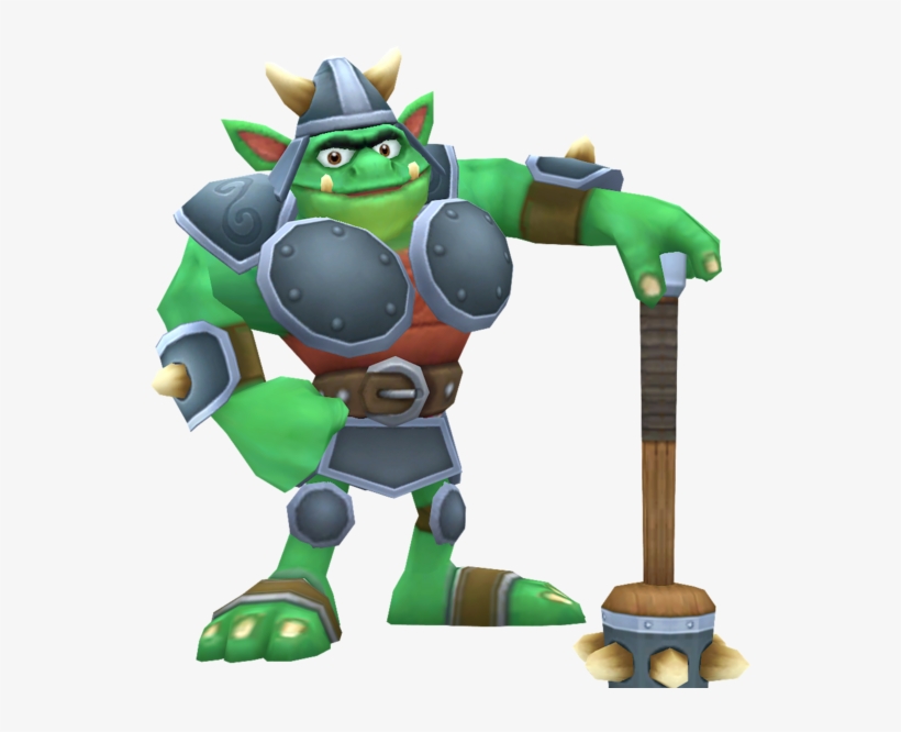 Spyro A Hero S Tail Render 02 By Duskkyy-dbnoa6l - Gnasty Gnorc A Hero's Tail, transparent png download