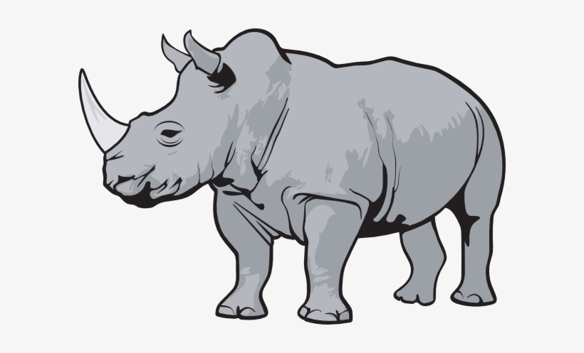 Rhino Vector Transparent - Rhino Png, transparent png download
