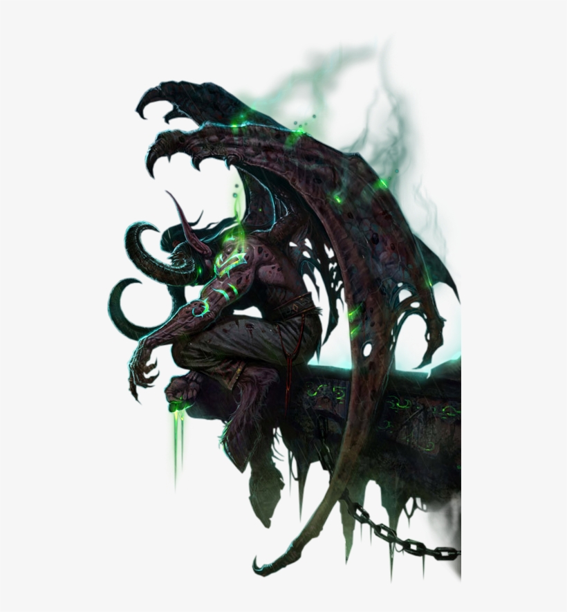 Illidan Stormrage - World Of Warcraft Illidan Png, transparent png download