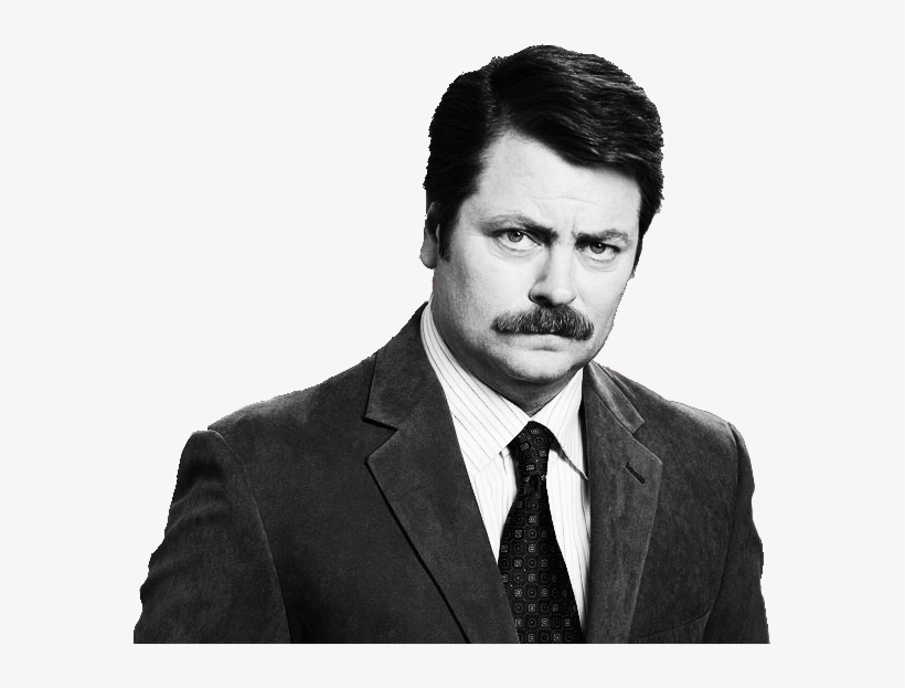 Ron Swanson - Bandama Caldera, transparent png download