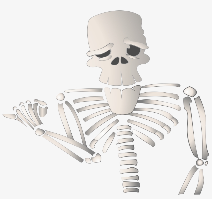 Skeleton Arm Png - รูป การ์ตูน โครง กระดูก, transparent png download