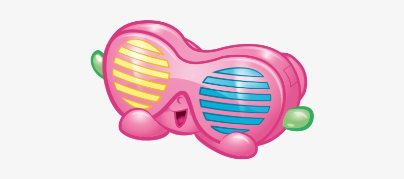 Groovy Glasses - Shopkins Groovy Glasses, transparent png download