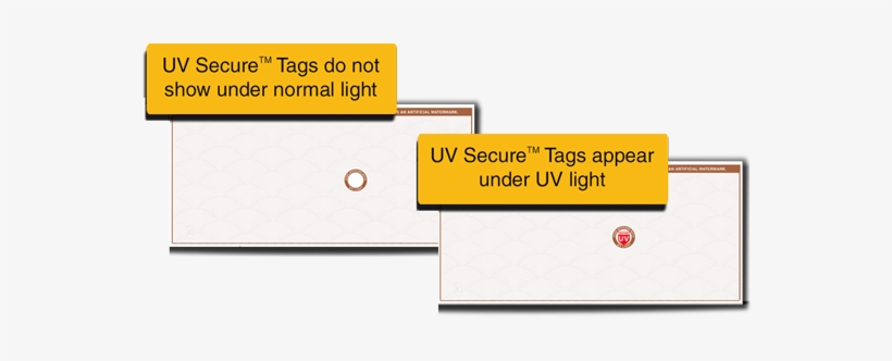 Uv Secure Check Refills Are The Perfect High-security - Orange, transparent png download